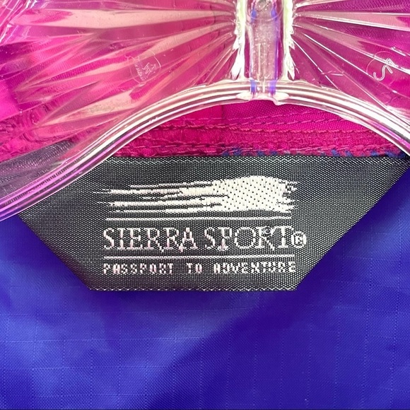 Sierra Sport Oversized Vintage 90's Color Blocked Windbreaker Pullover Sz S - Picture 10 of 10